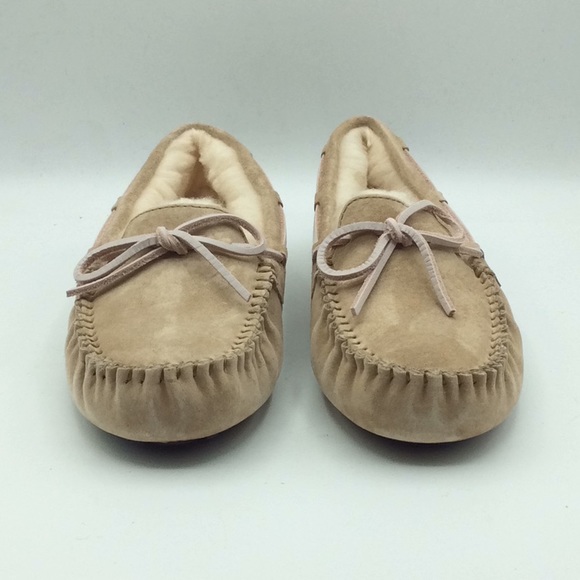 UGG Dakota Tab Suede Moccasin House Slippers - Picture 2 of 7
